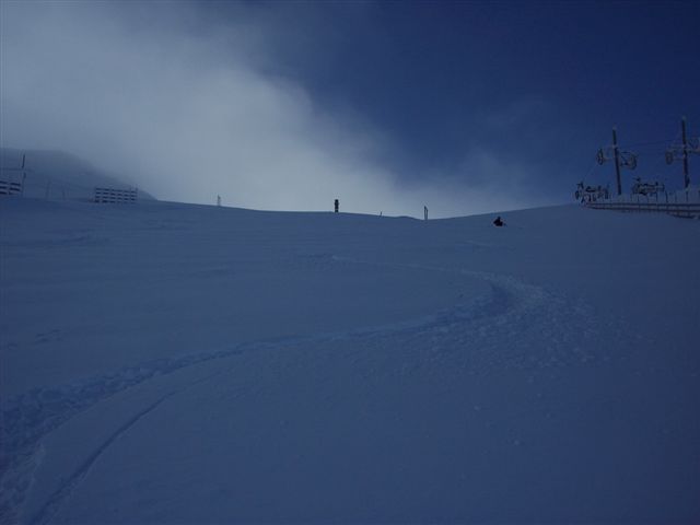 1 bajada del dia  en nieve virgen (la pinilla), La-Pinilla