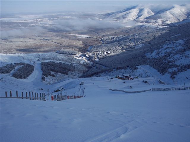 vista paronamica de la pinilla desde la zona alta, La-Pinilla