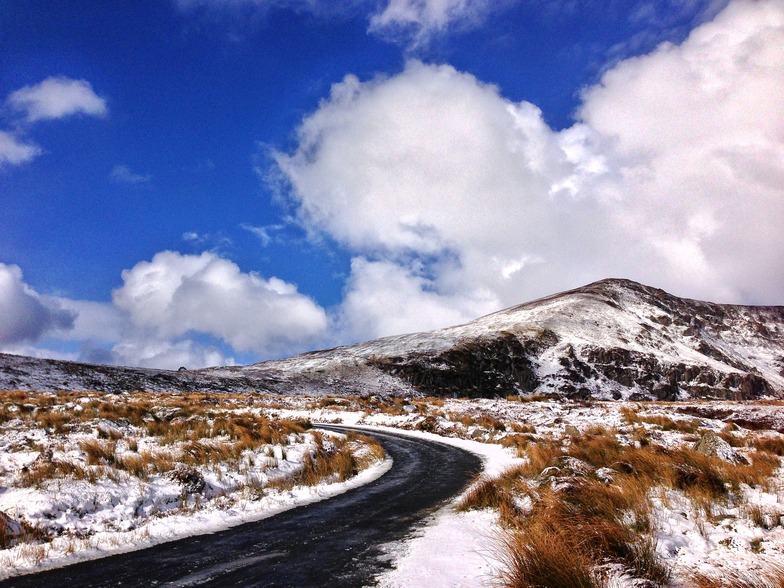 Coumfea West (Comeragh Mts) snow