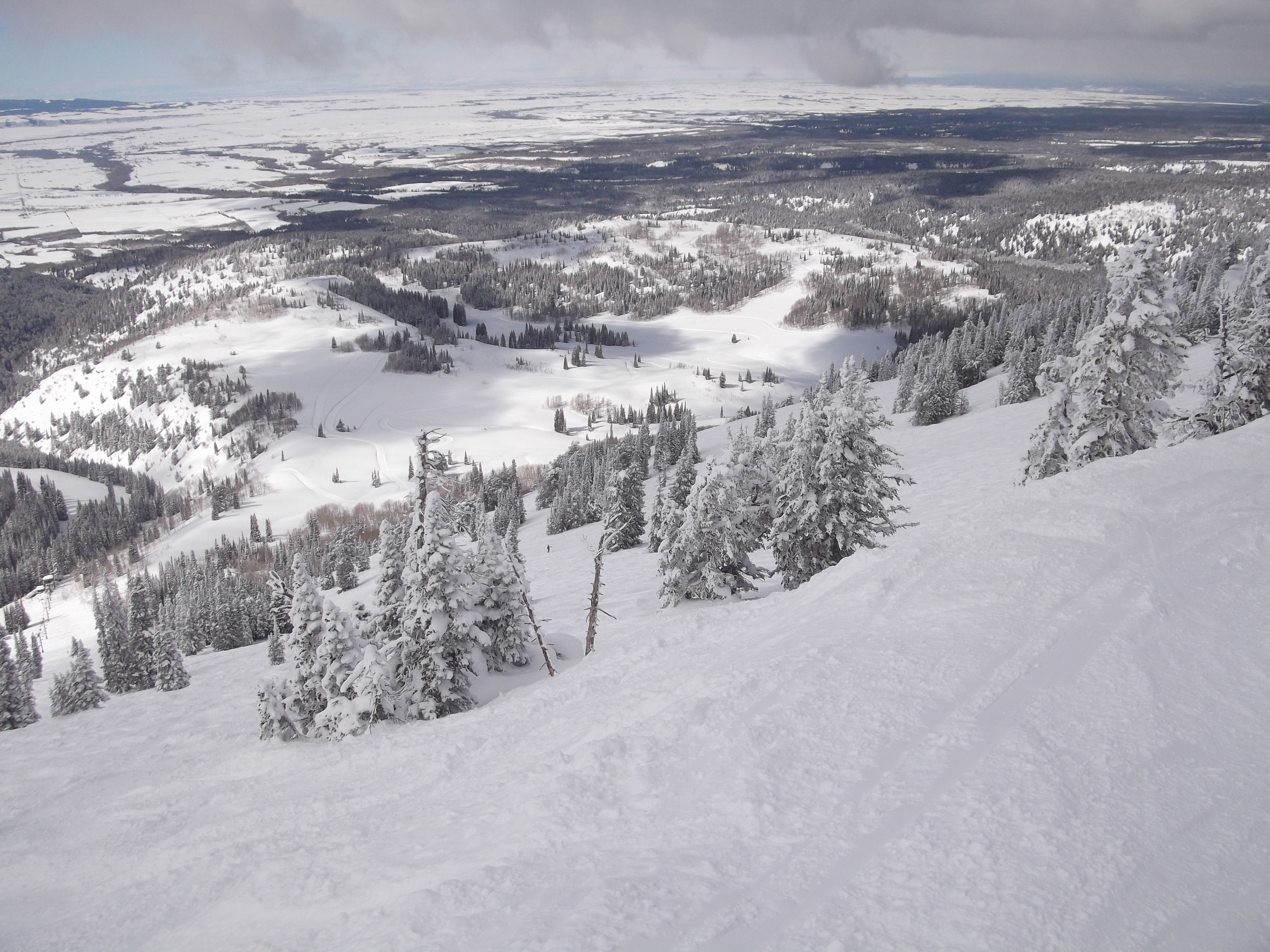 The start of Lost Warrior, Grand Targhee