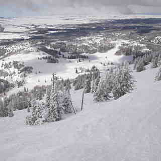 The start of Lost Warrior, Grand Targhee