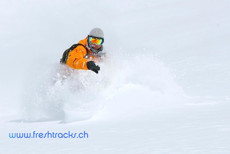 Off Piste Snowboarding Verbier