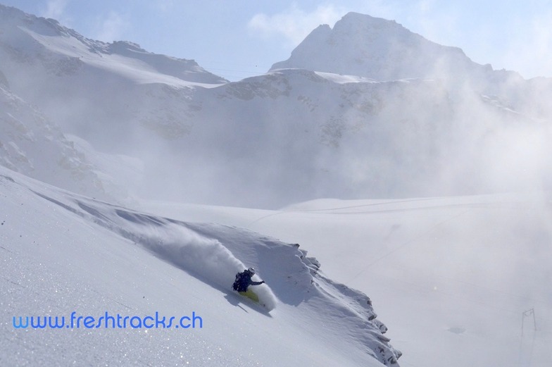 Off Piste Snowboarding Verbier