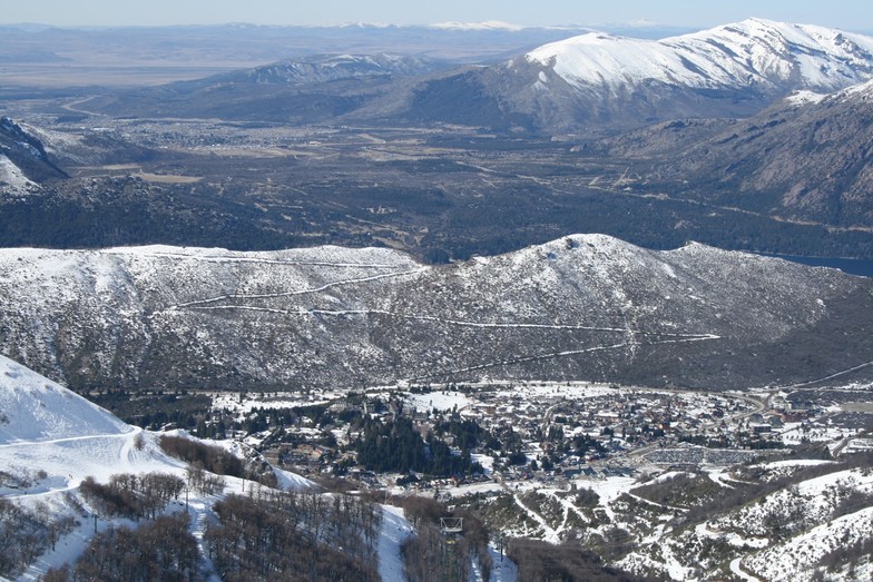 Panorámica de la Villa Catedral, Cerro Catedral