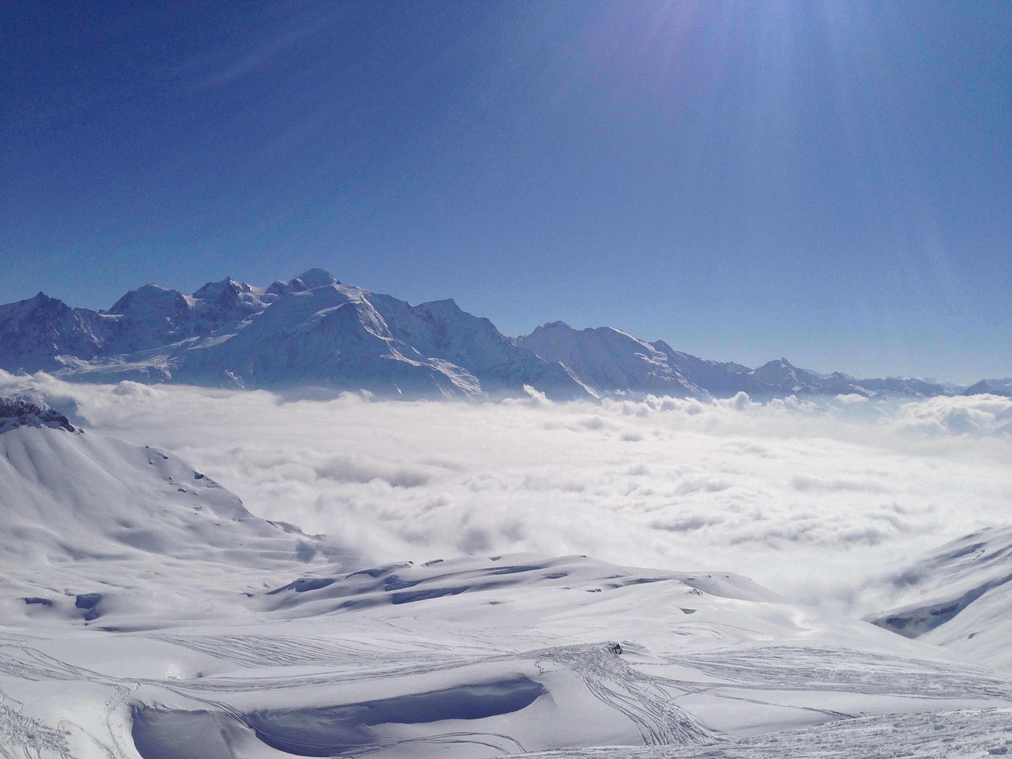 Mount Blanc from Flaine