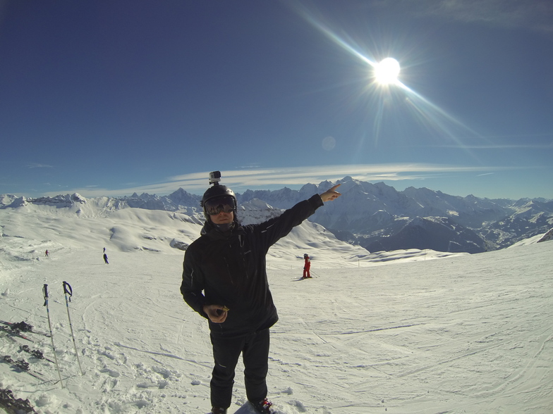 This is Mont Blanc, Flaine