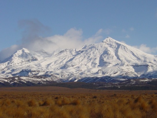 Mt Ruapehu Clearing after Southerly, Turoa
