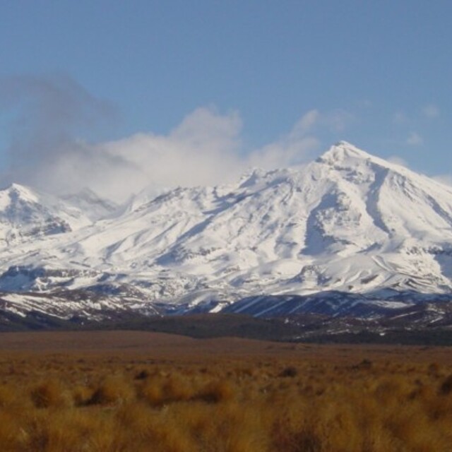 Mt Ruapehu Clearing after Southerly, Turoa