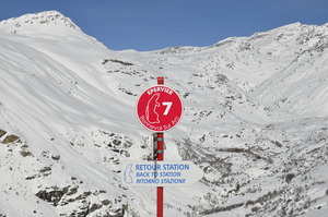 Výhled ze sjezdovky, Bonneval sur Arc photo