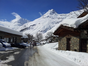 Bonneval na začátku jara., Bonneval sur Arc photo