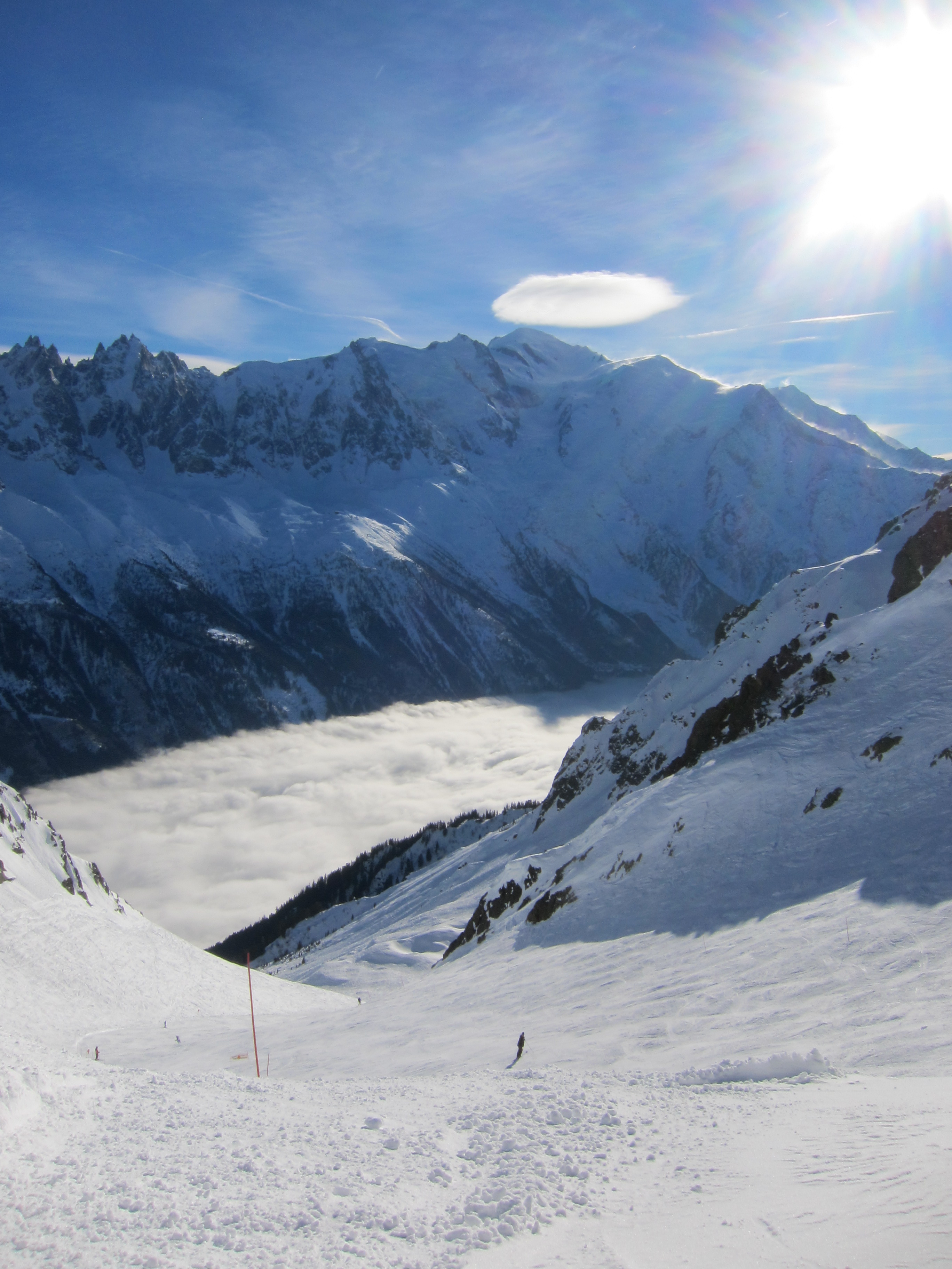 Flegere - cloud inversion, Chamonix