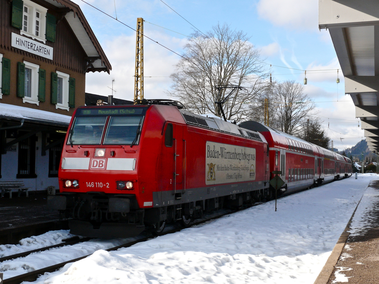 HINTERZARTEN  in   "Schwarzwald", Hinterzarten/Skizentrum Thoma