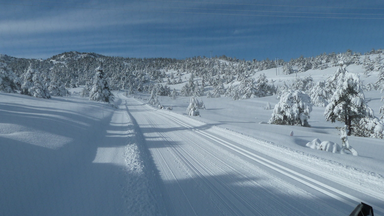 Nordic area: le "Schuss", Gréolières Les Neiges