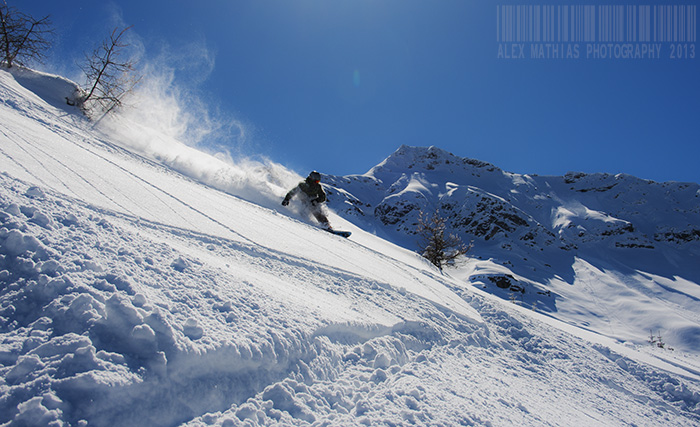 Last powder day, Sainte Foy