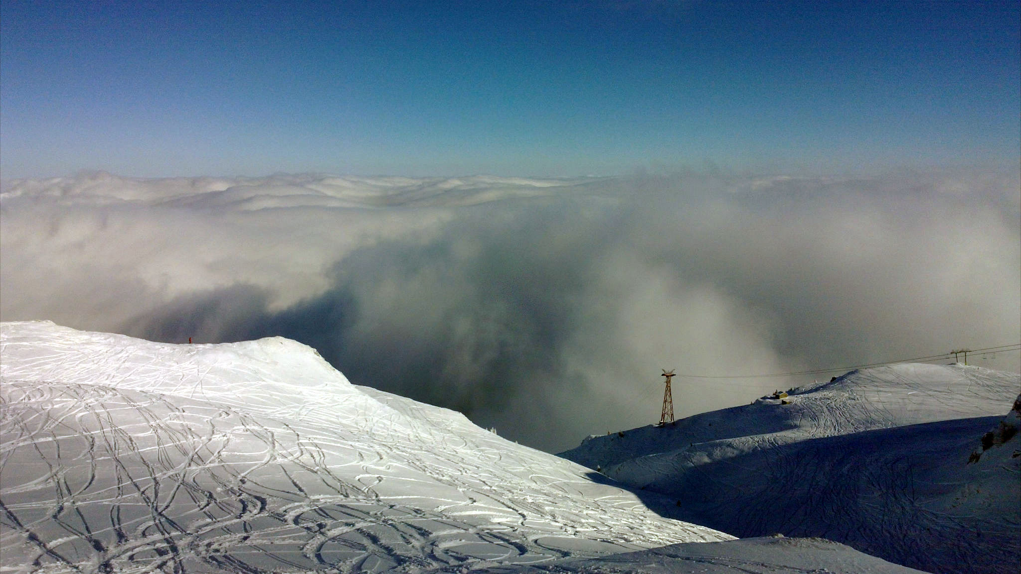 sunny-foggy, Sinaia