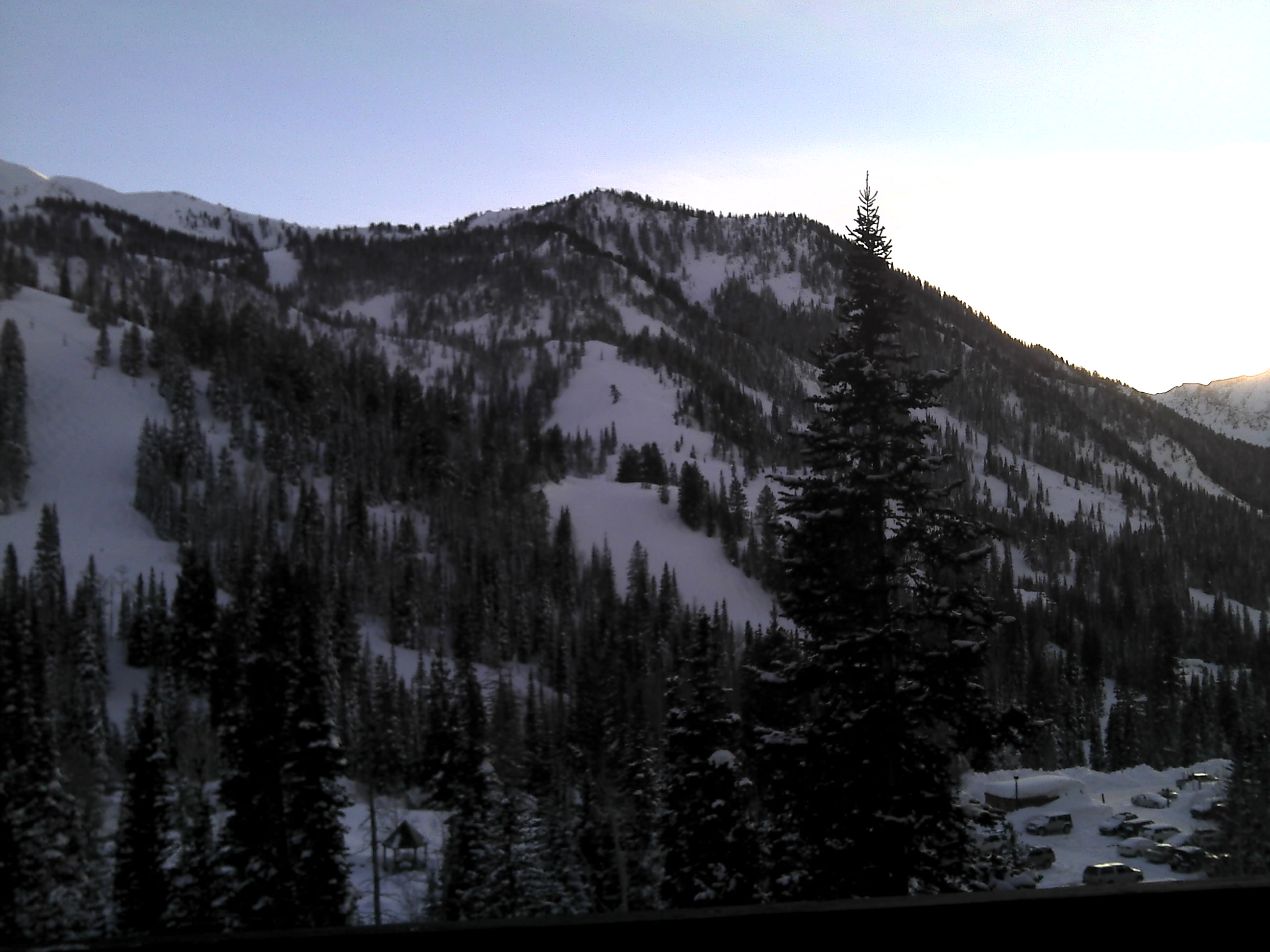 Another Peachy day in the Wasatch Mtns. Utah, Alta