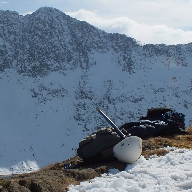 Snowdon Snow: View from PYG Track Snowdon