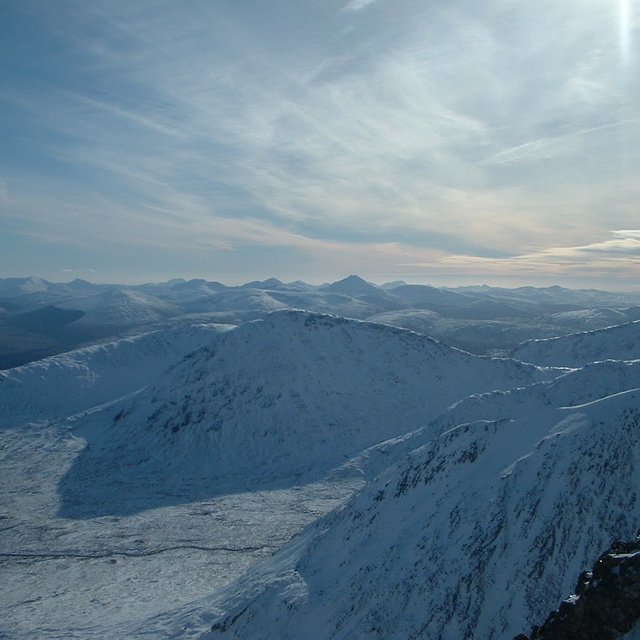 Looking south from glencoe summit, Glencoe Mountain Resort