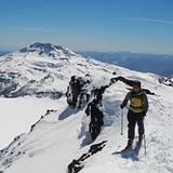 Ski Touring at Volcan Lonquimay, Chile