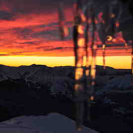 sunrise from Snowline deck, Mount Cheeseman