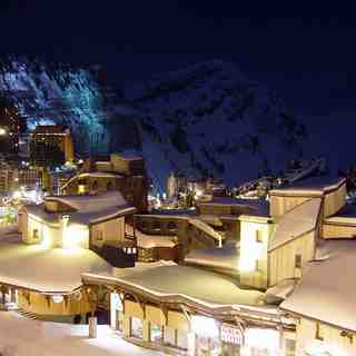 Night in Avoriaz.