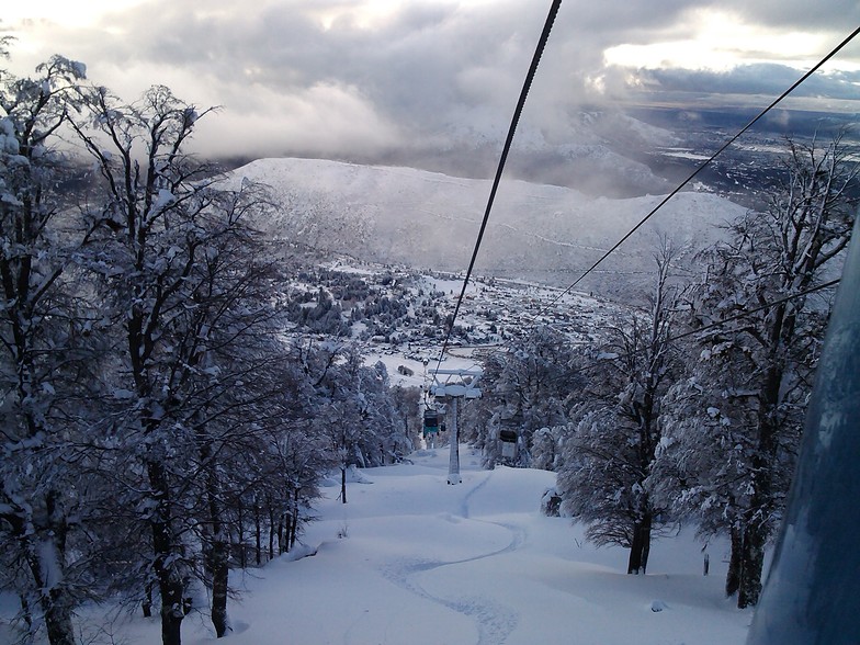 Powder day en Catedral, Cerro Catedral