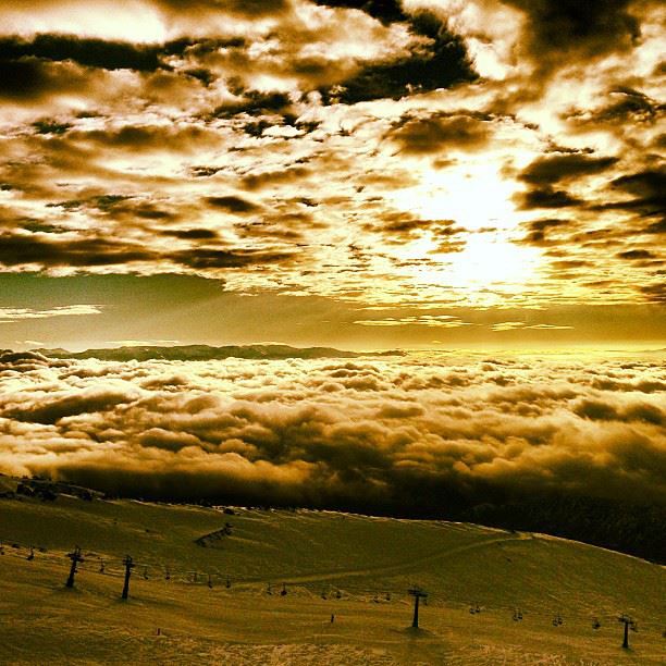 Excelent view at the top with FreshTracks, Cerro Catedral