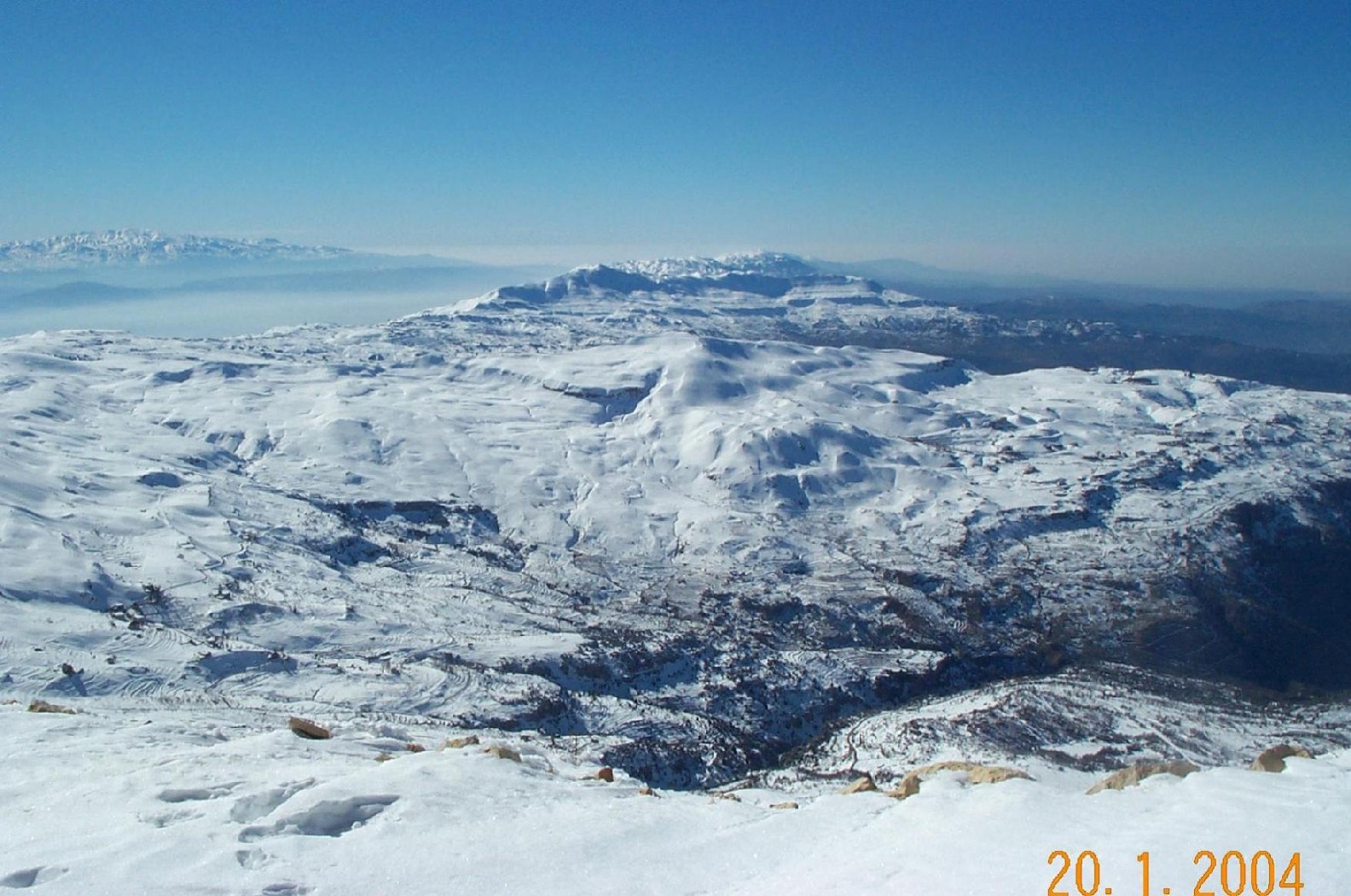 View from top of Faraya resort, Lebanon, Mzaar Ski Resort