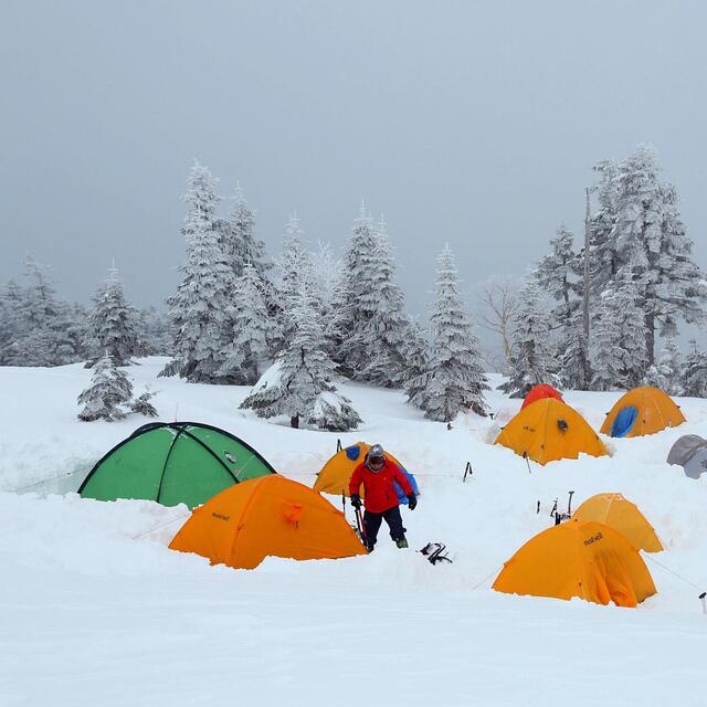 Camping on New Years Eve., Shinhotaka Ropeway