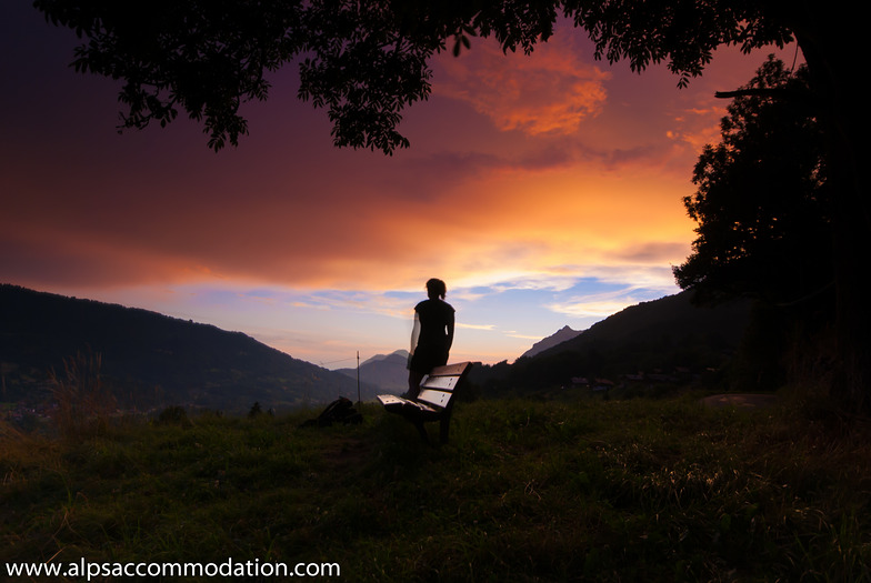 The 'Magic Bench', Samoens