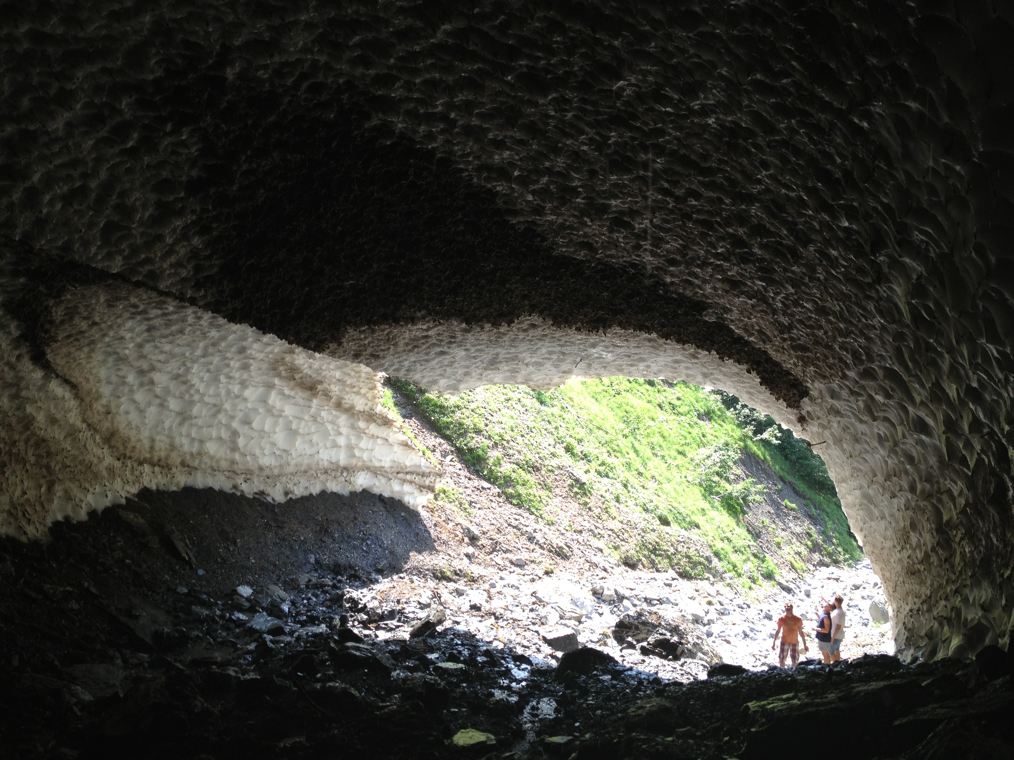 Huge ice caverns at Sixt Fer A Cheval, Samoens