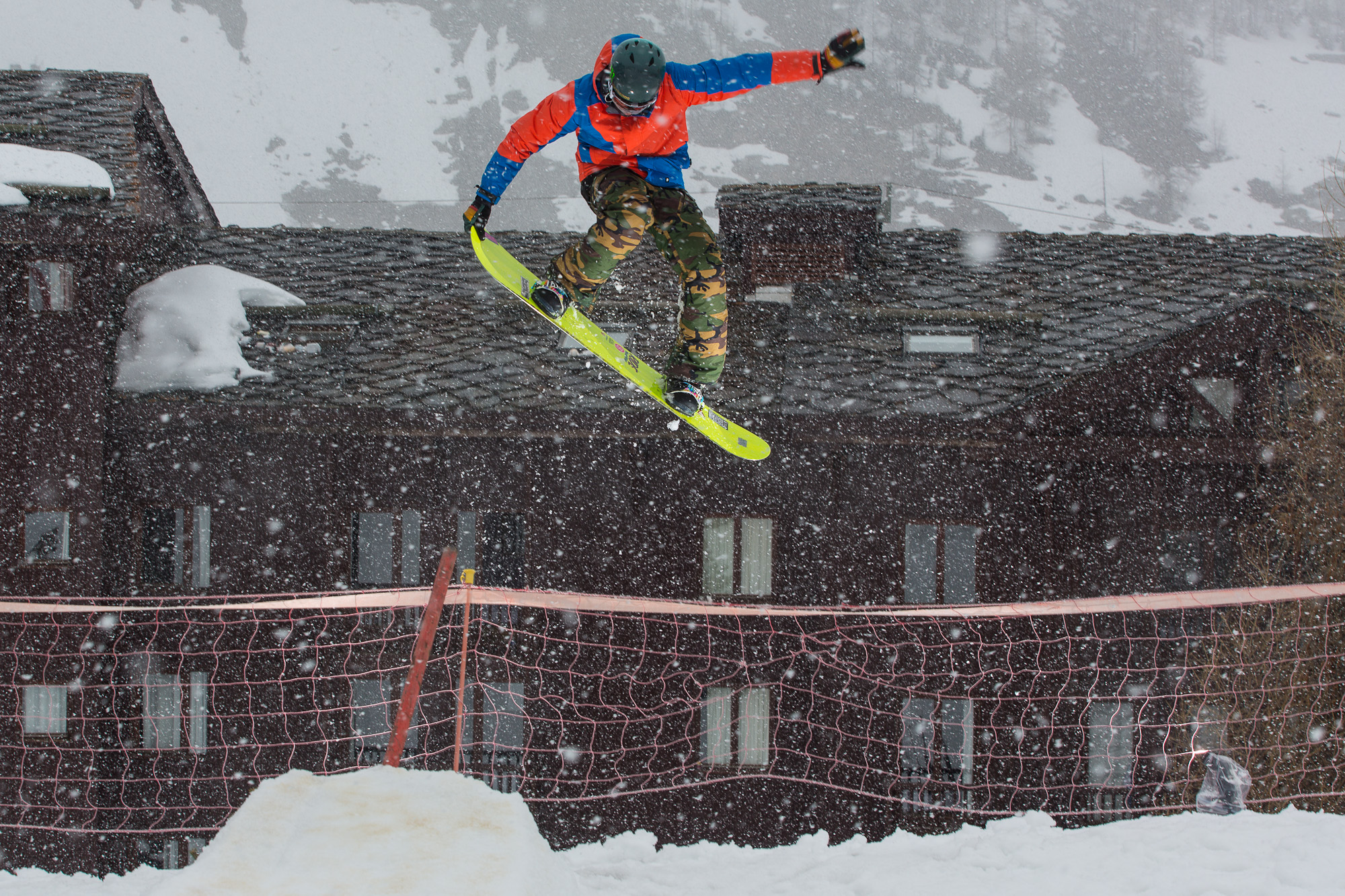 Color on a grey day, Val d'Isere