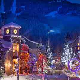 Night time in the village, Whistler Blackcomb