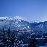 Dual Mountain Panorama, Canada - BC
