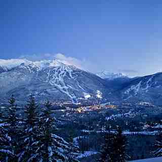 Dual Mountain Panorama, Whistler Blackcomb