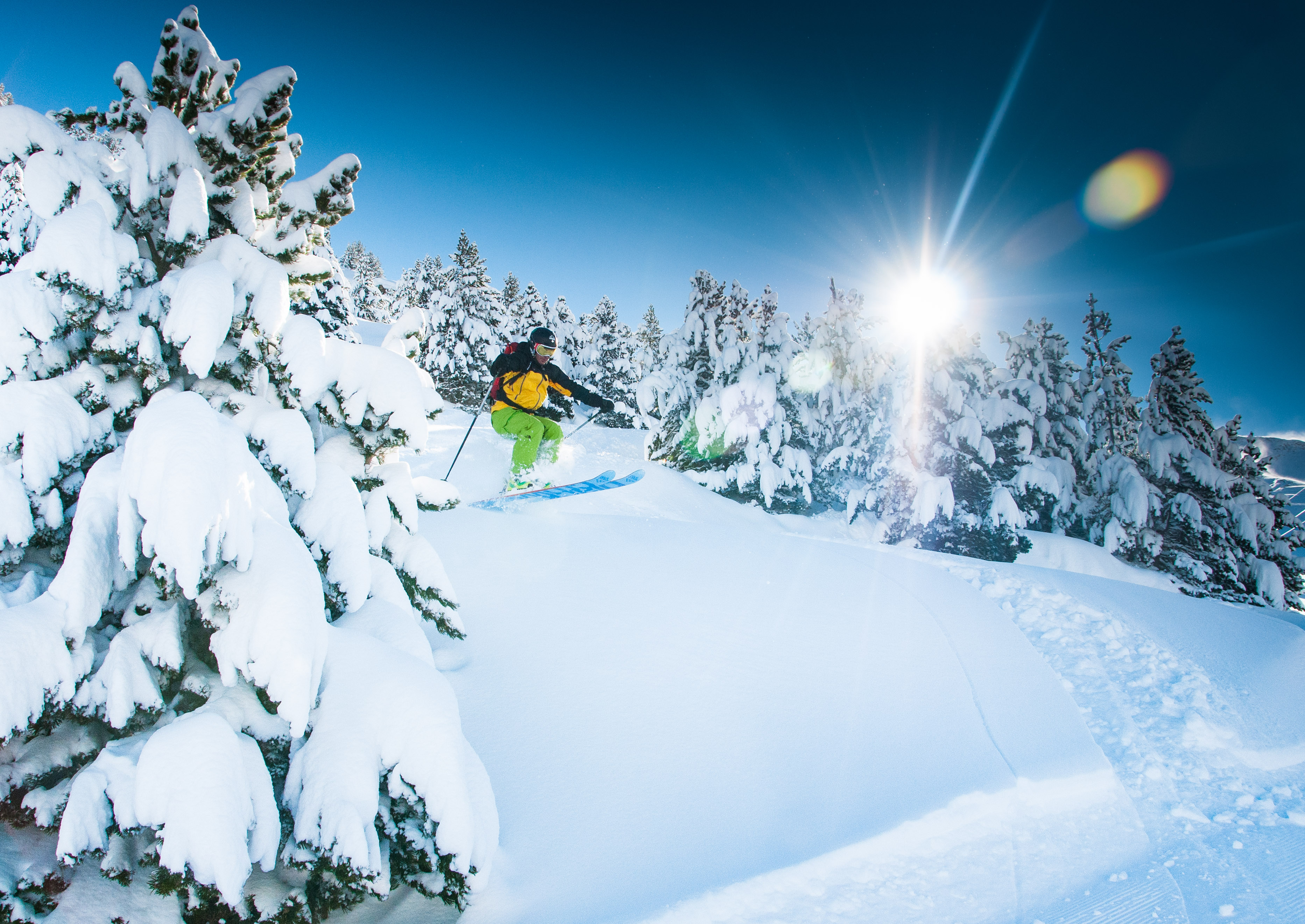 Skiing at Cerler