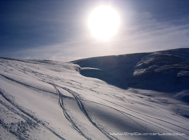 Glas Maol Ridge Skiers, Glenshee