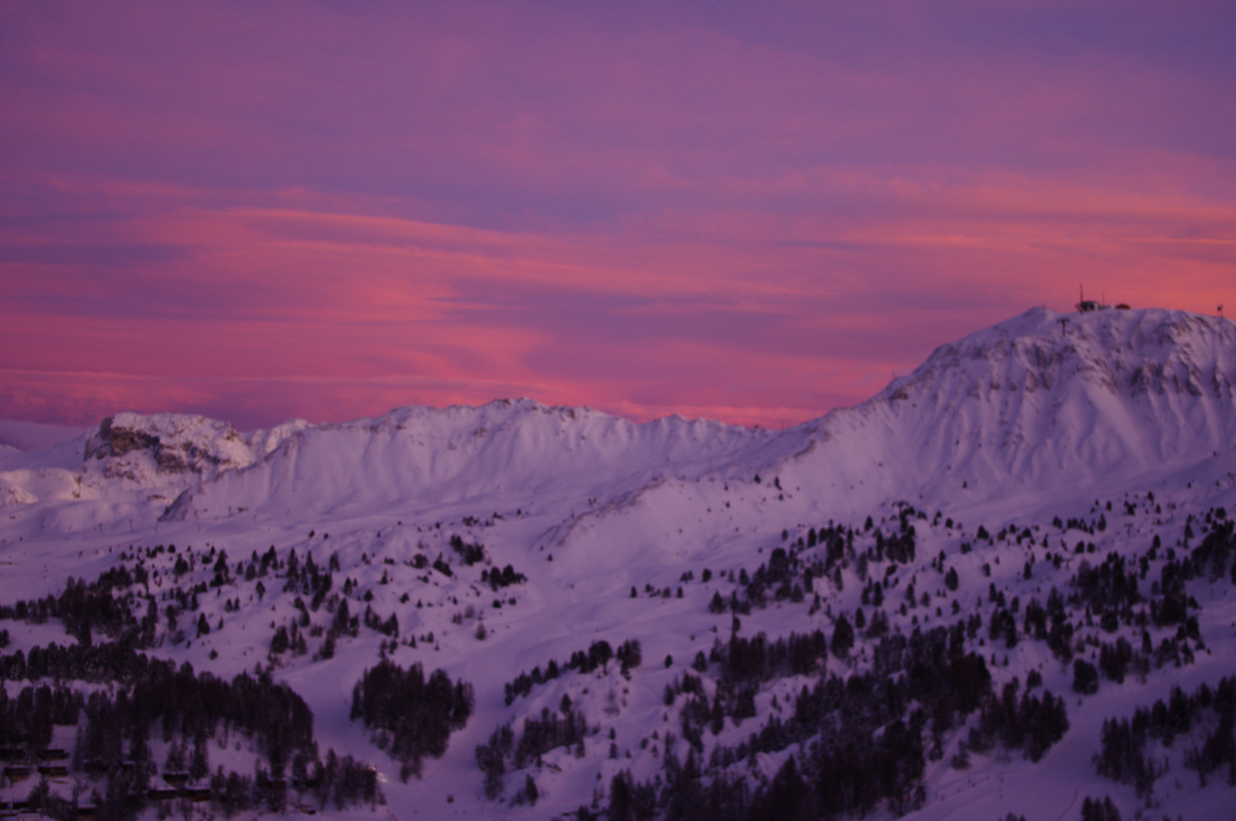 thanks mother nature, La Plagne