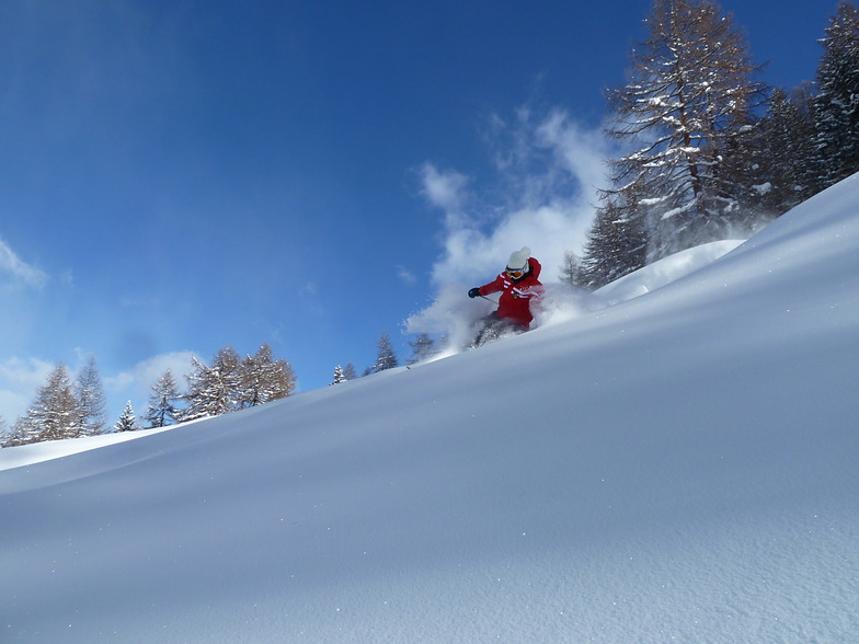 Powder and sky, Rhemes-Notre-Dame