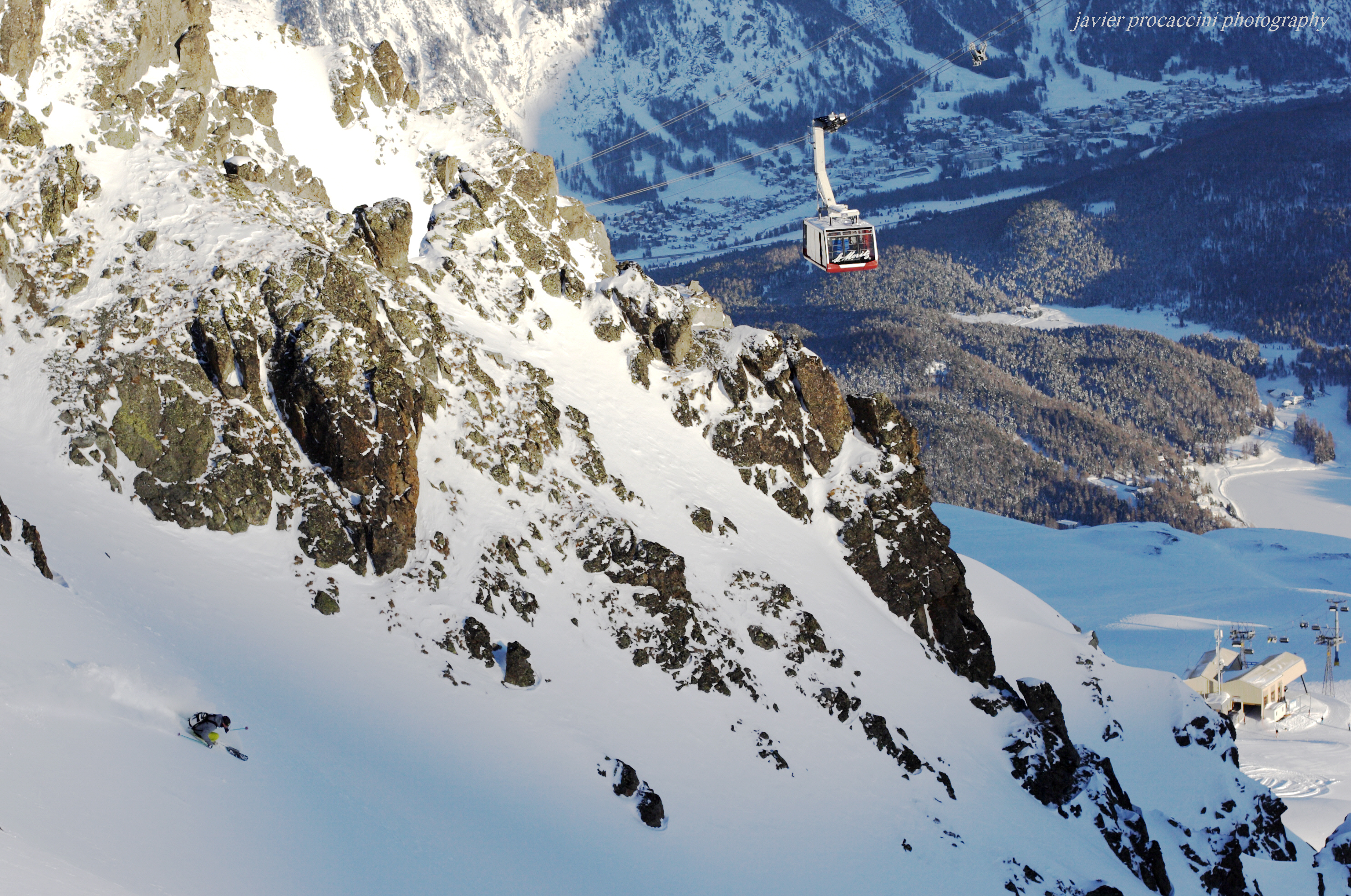 Piz Nair with Lucas Swieykowski/ St.Moritz, Corviglia-Marguns