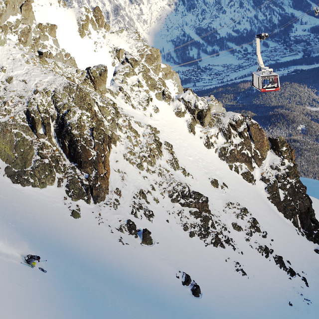 Corviglia-Marguns Snow: Piz Nair with Lucas Swieykowski/ St.Moritz
