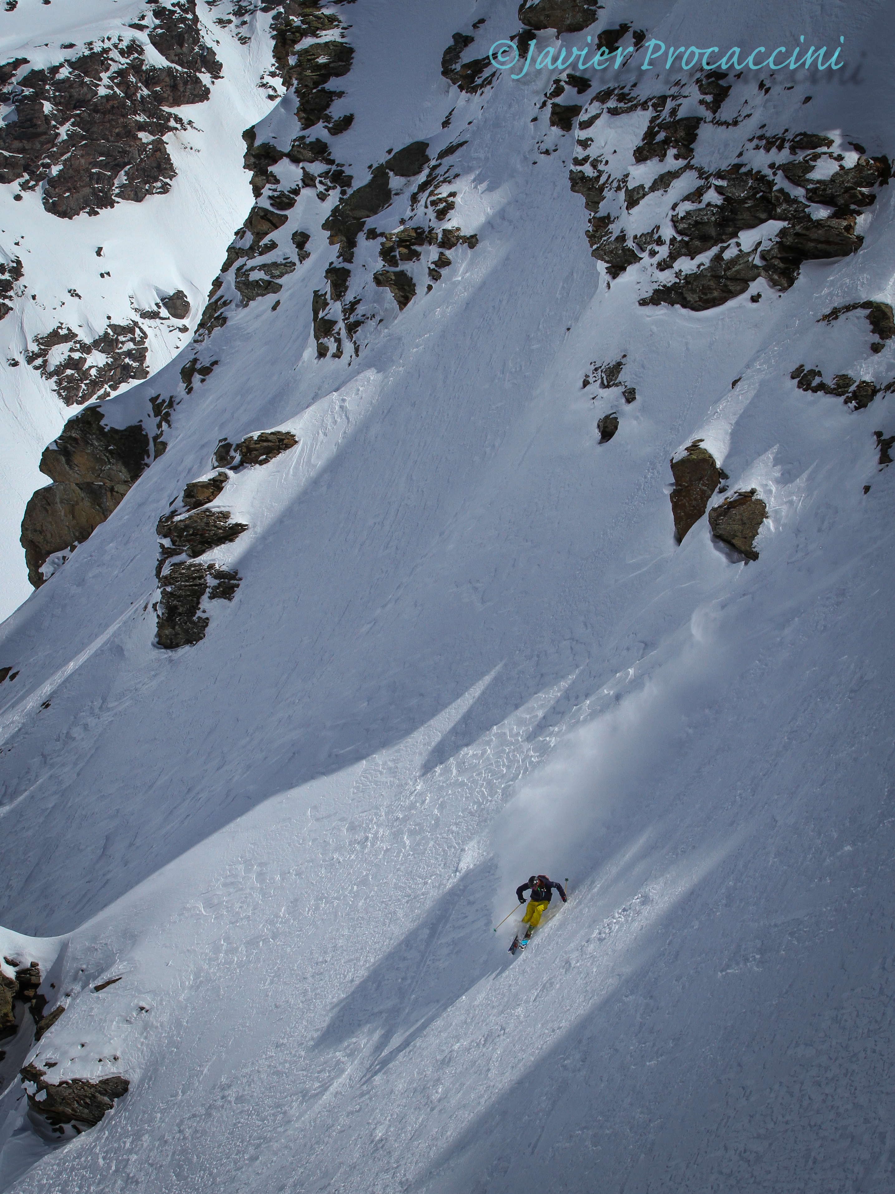 Freeride at Lagalb with Lucas Swieykowski, Diavolezza-Lagalb