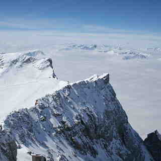 Schneeferner über Wolkenmeer, Garmisch-Partenkirchen-Zugspitze