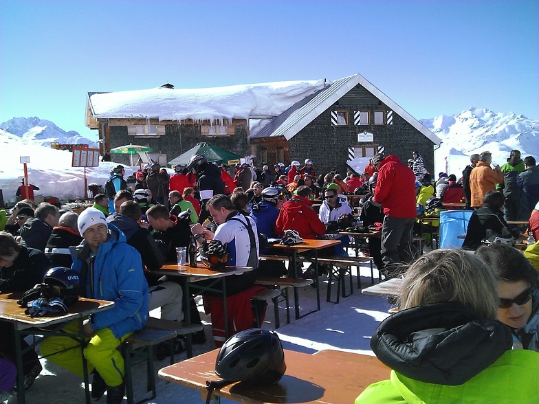 Lunch up top, St. Anton