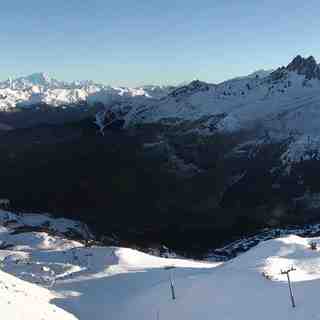 Above St Martin de Belleville - Tougnettte ridge