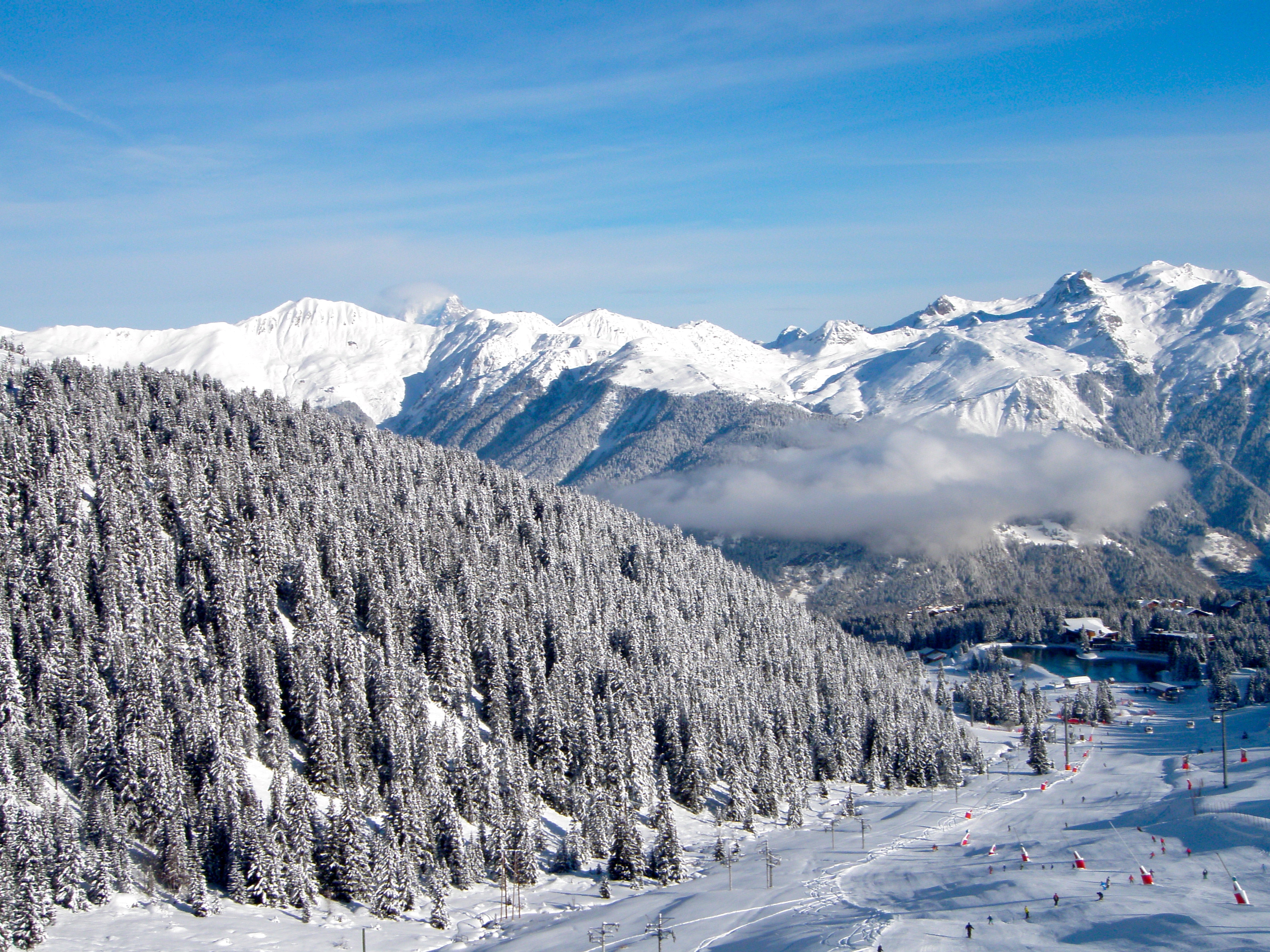 November Skiing, Courchevel