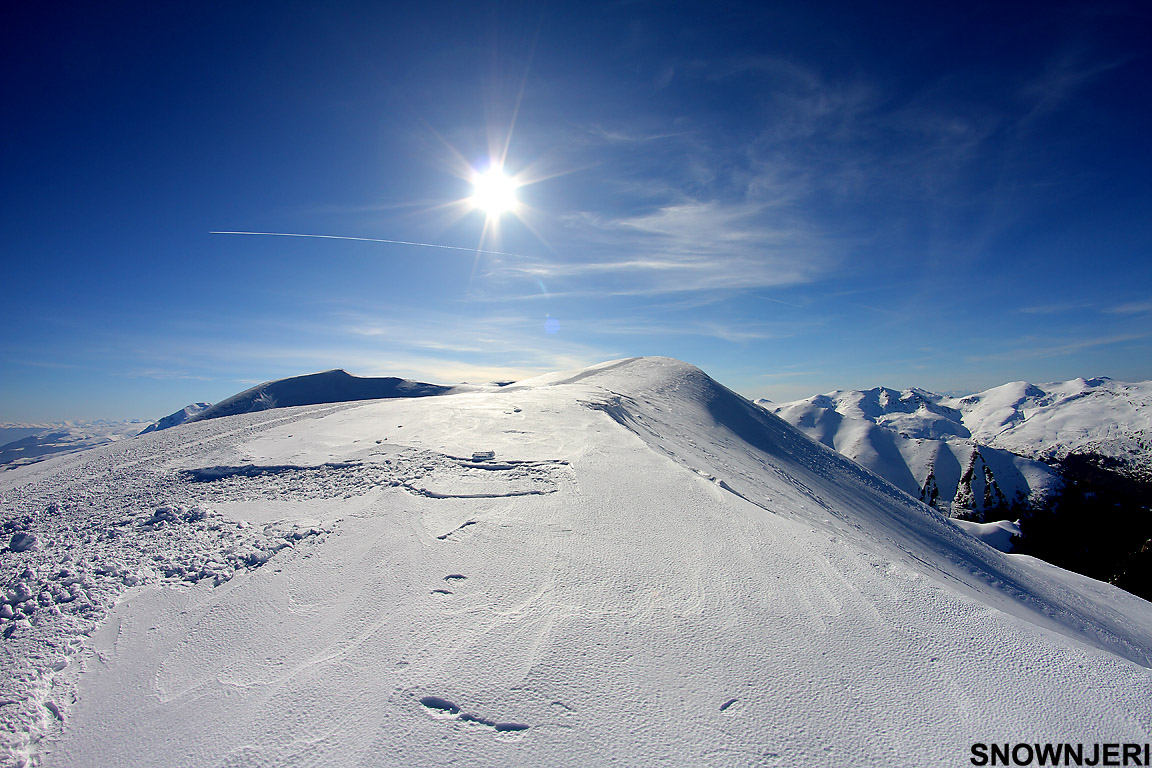 Pure summit of Cerepashina, Popova Sapka