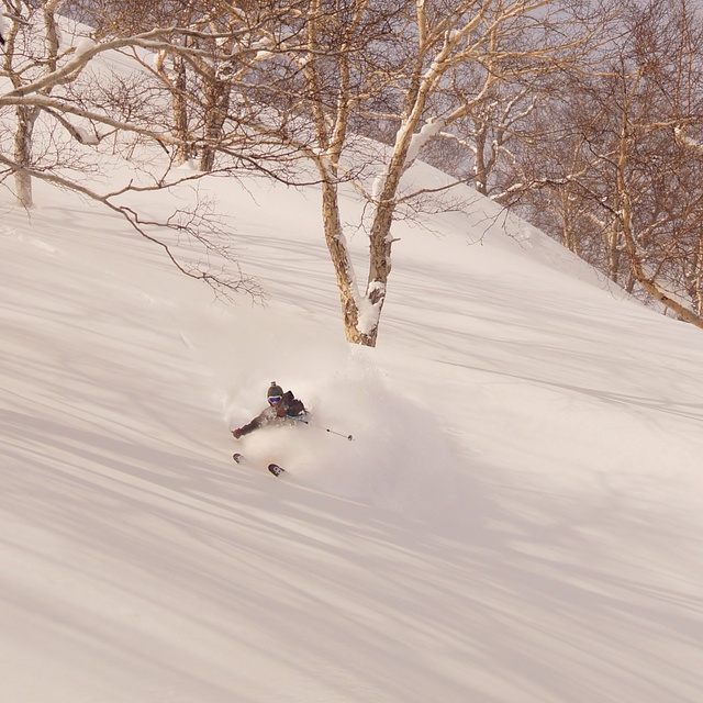 Above the chairlift, Kurodake