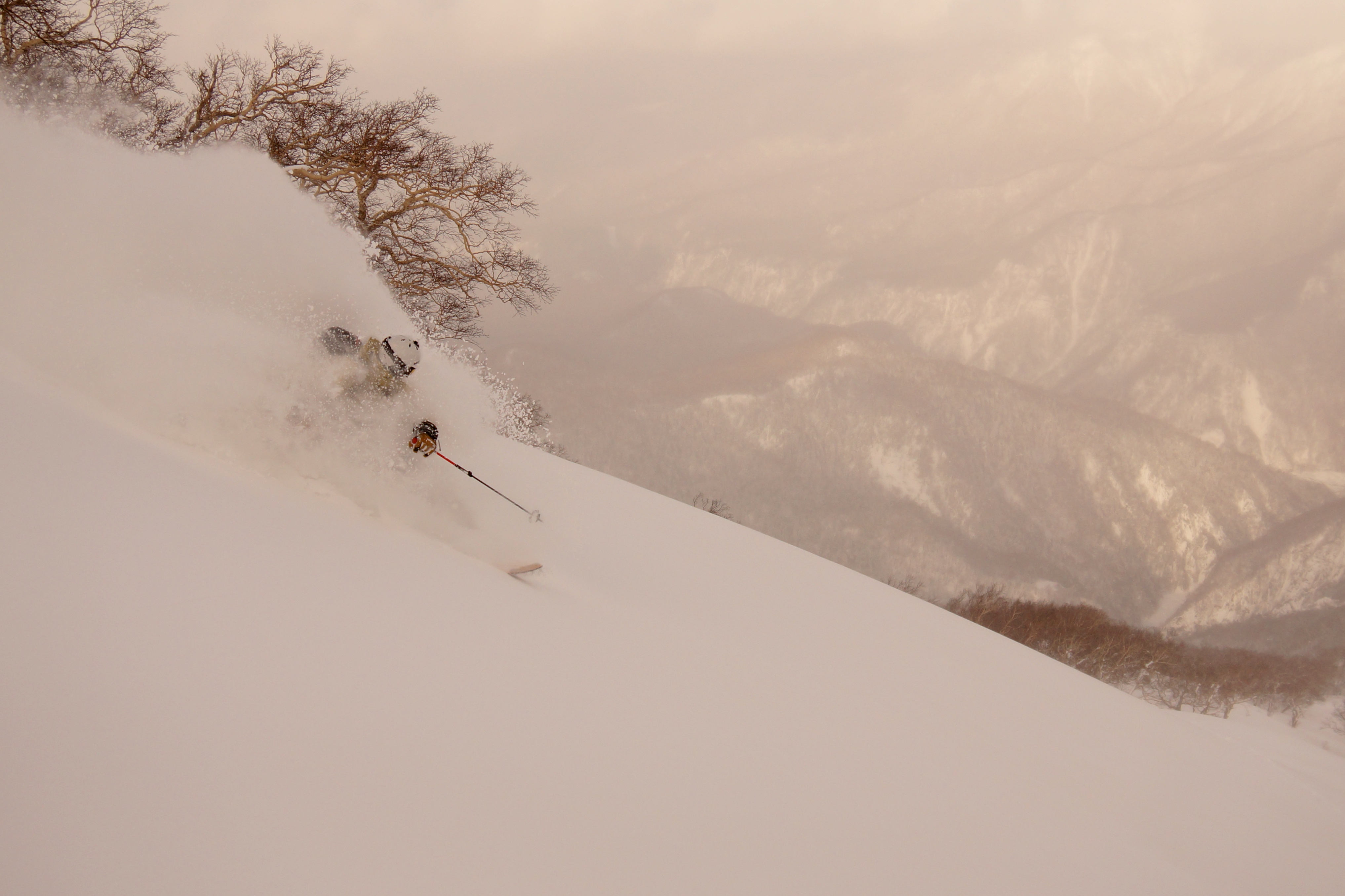 Bowl above chairlift, Kurodake