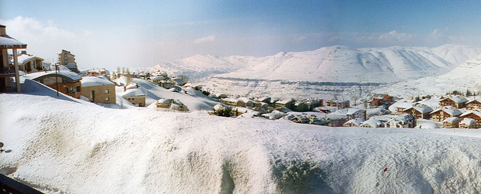 Faray view from Chalet Abu Nassar & Schray, Mzaar Ski Resort